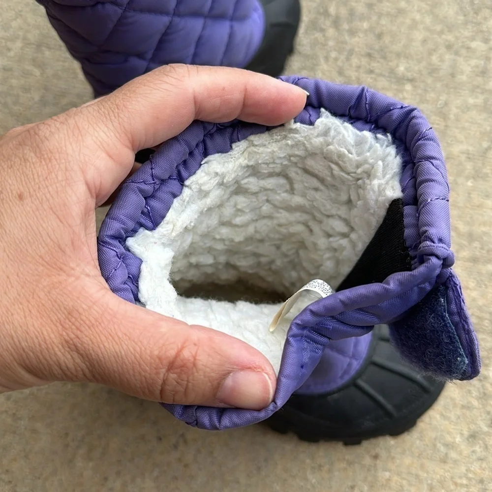 Purple Snow Boots